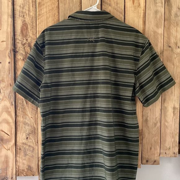 Arc'teryx Brohm Striped Casual Button Down Shirt - Picture 6 of 13